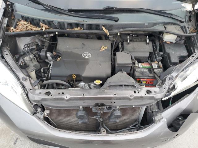 5TDKK3DC2BS155478 - 2011 TOYOTA SIENNA LE GRAY photo 12