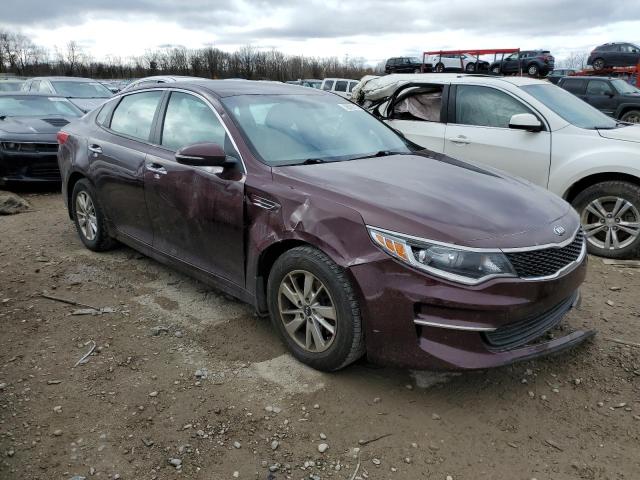 5XXGT4L33GG115770 - 2016 KIA OPTIMA LX MAROON photo 4