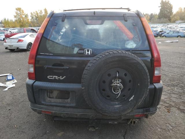 JHLRD78562C039698 - 2002 HONDA CR-V LX BLACK photo 6