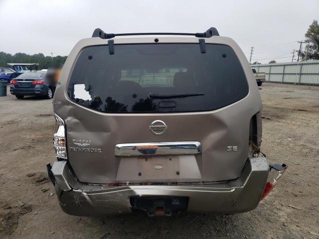 5N1AR18UX6C684291 - 2006 NISSAN PATHFINDER LE TAN photo 6