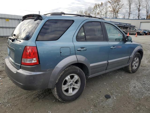 KNDJC733935030468 - 2003 KIA SORENTO EX BLUE photo 3