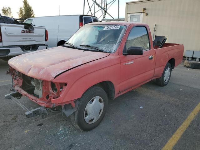 4TANL42N0XZ438502 - 1999 TOYOTA TACOMA RED photo 1