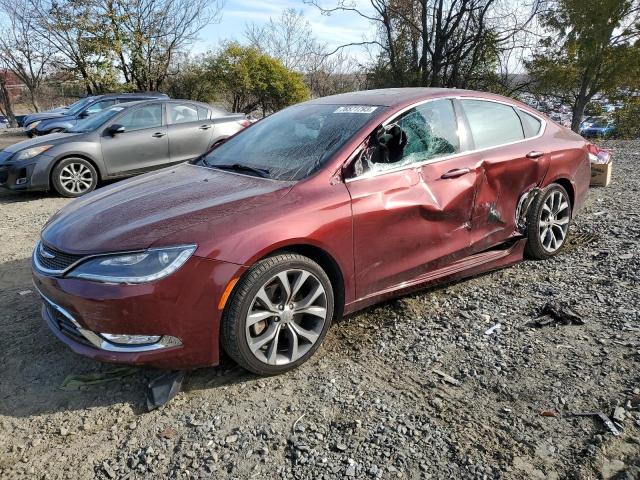 1C3CCCCG0FN646928 - 2015 CHRYSLER 200 C RED photo 1