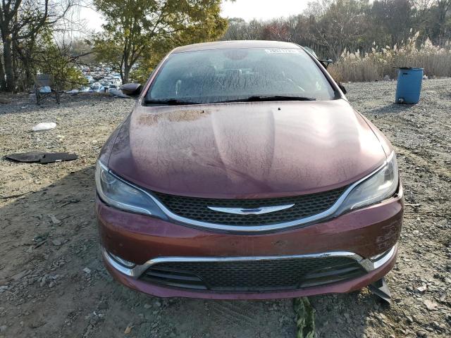 1C3CCCCG0FN646928 - 2015 CHRYSLER 200 C RED photo 5