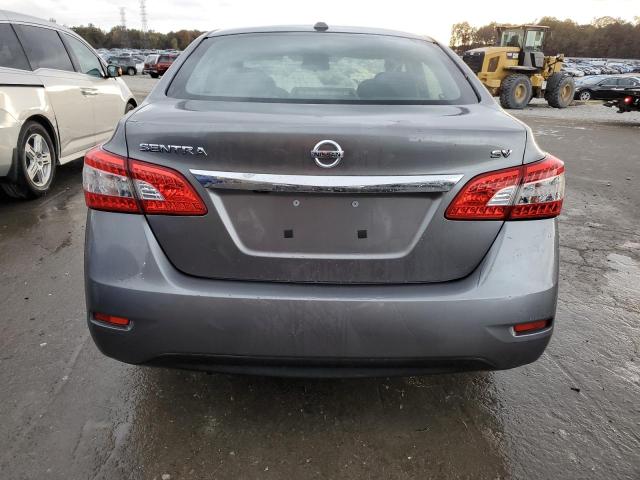 3N1AB7AP5FY281040 - 2015 NISSAN SENTRA S GRAY photo 6