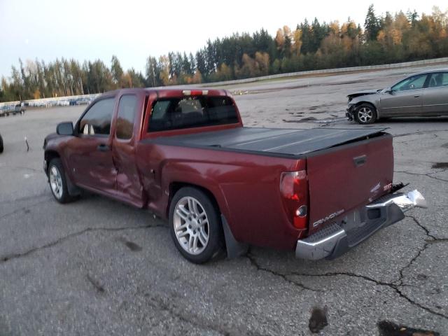 1GTCS19E378236052 - 2007 GMC CANYON BURGUNDY photo 2