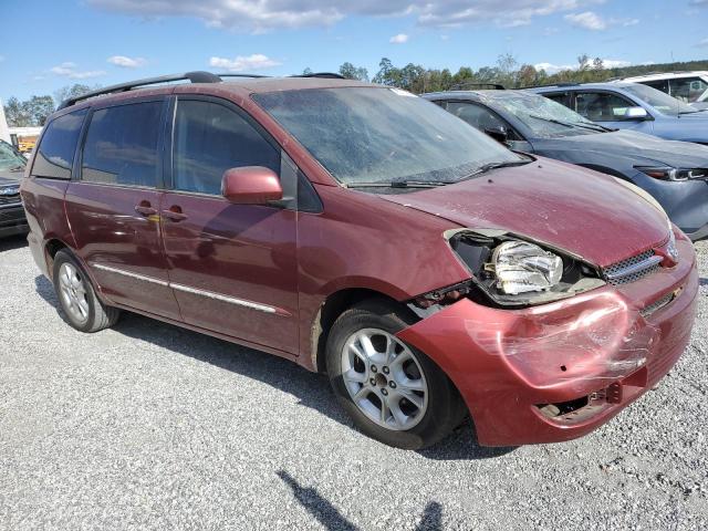 5TDZA22C75S381390 - 2005 TOYOTA SIENNA XLE MAROON photo 4