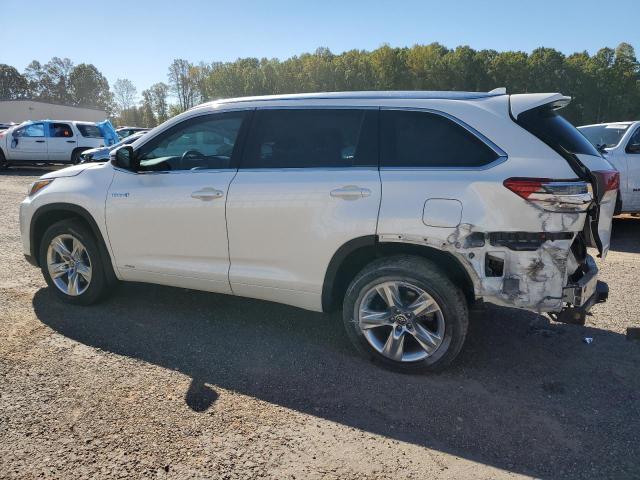 5TDDGRFH2HS031077 - 2017 TOYOTA HIGHLANDER HYBRID LIMITED WHITE photo 2