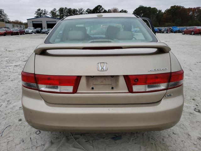 1HGCM66564A089520 - 2004 HONDA ACCORD EX GOLD photo 6