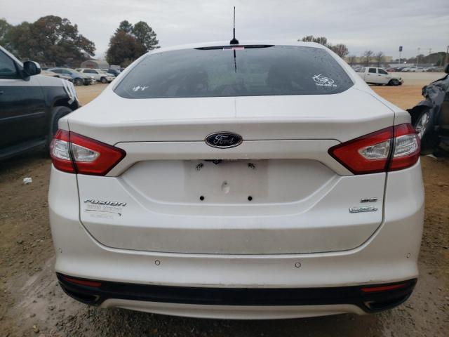 3FA6P0H97FR189821 - 2015 FORD FUSION SE WHITE photo 6