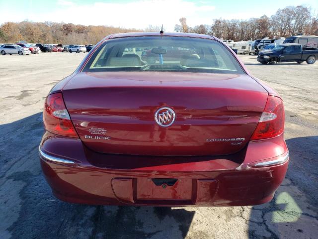 2G4WC582591266924 - 2009 BUICK LACROSSE CX BURGUNDY photo 6