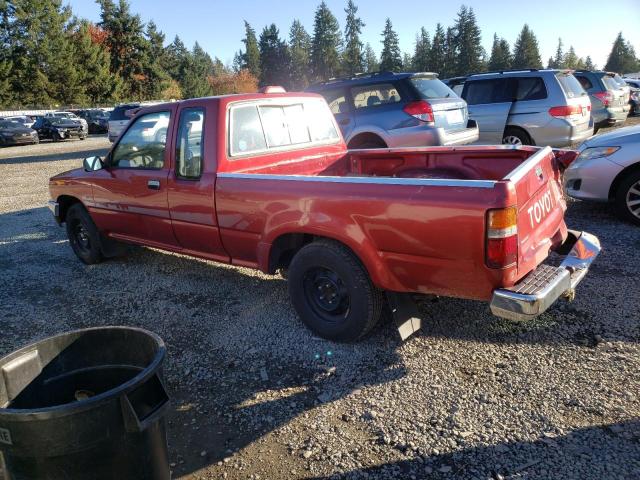 4TARN93P3RZ281415 - 1994 TOYOTA PICKUP 1/2 TON EXTRA LONG WHEELBASE DX RED photo 2