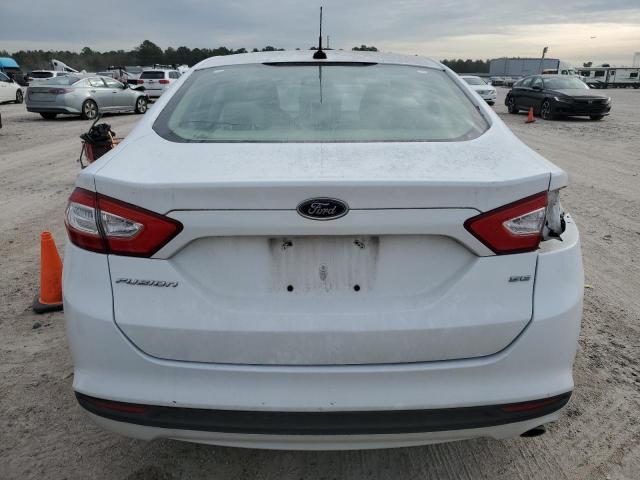 3FA6P0H78DR230369 - 2013 FORD FUSION SE WHITE photo 6