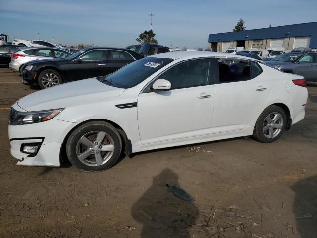 5XXGM4A78FG380864 - 2015 KIA OPTIMA LX WHITE photo 1