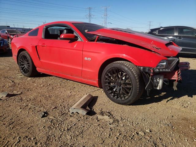 1ZVBP8CF7E5280784 - 2014 FORD MUSTANG GT RED photo 4