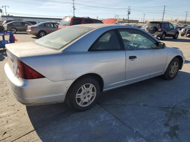 1HGEM22561L090111 - 2001 HONDA CIVIC LX GRAY photo 3