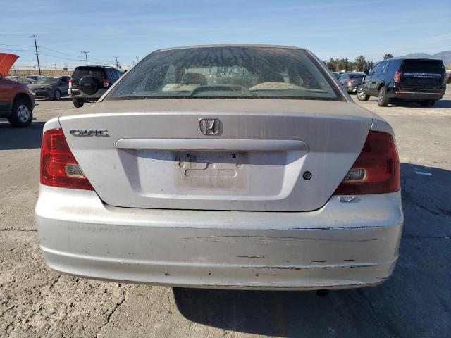 1HGEM22561L090111 - 2001 HONDA CIVIC LX GRAY photo 6