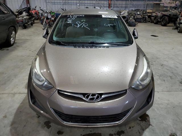 5NPDH4AE4FH646973 - 2015 HYUNDAI ELANTRA SE BROWN photo 5