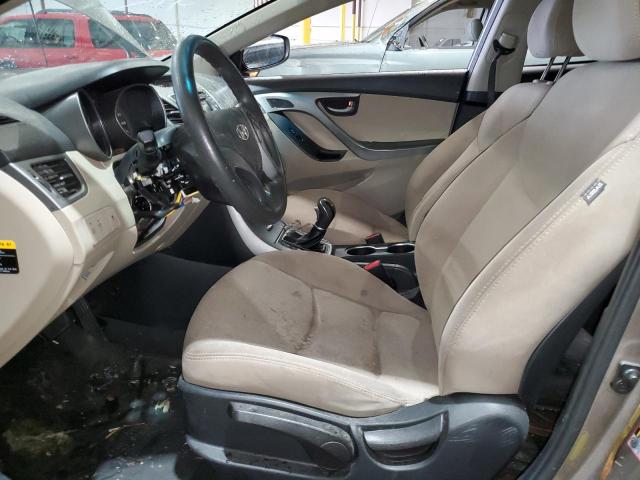 5NPDH4AE4FH646973 - 2015 HYUNDAI ELANTRA SE BROWN photo 7