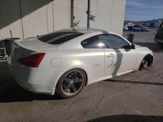 JN1CV6EK7AM101965 - 2010 INFINITI G37 BASE WHITE photo 3