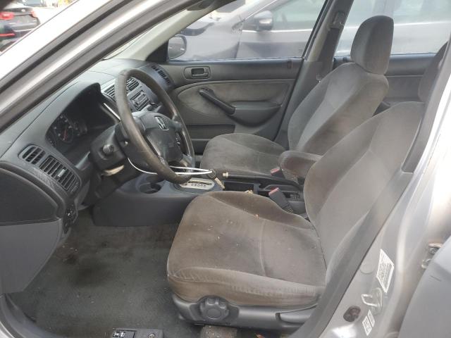 2HGES26761H603971 - 2001 HONDA CIVIC EX SILVER photo 7