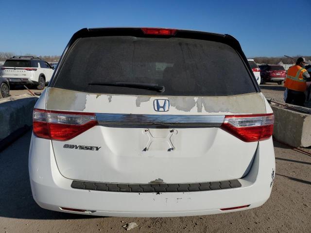 5FNRL5H23CB107003 - 2012 HONDA ODYSSEY LX WHITE photo 6