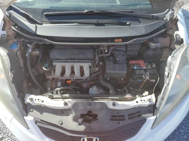 JHMGE8H39CS004522 - 2012 HONDA FIT WHITE photo 11