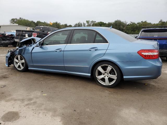 WDDHF5GBXAA057877 - 2010 MERCEDES-BENZ E 350 BLUE photo 2