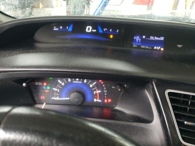 2HGFB2F99DH526927 - 2013 HONDA CIVIC EXL შავი ფოტო 9
