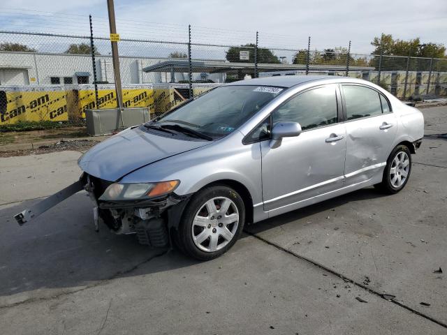 2HGFA16508H318368 - 2008 HONDA CIVIC LX SILVER photo 1