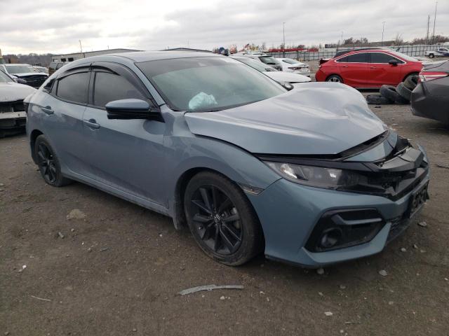 SHHFK7H6XMU207278 - 2021 HONDA CIVIC EX GRAY photo 4