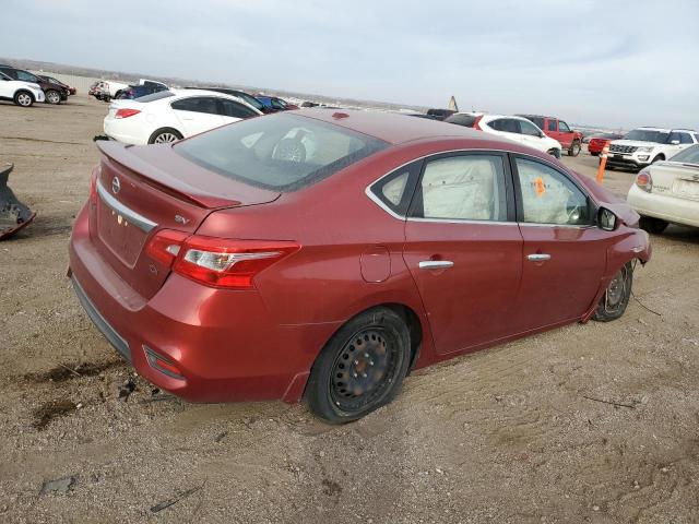 3N1AB7AP1GY332549 - 2016 NISSAN SENTRA S RED photo 3