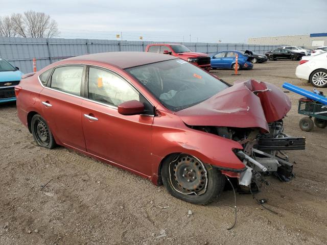 3N1AB7AP1GY332549 - 2016 NISSAN SENTRA S RED photo 4