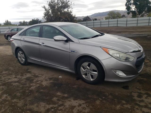 KMHEC4A40CA058366 - 2012 HYUNDAI SONATA HYBRID SILVER photo 4