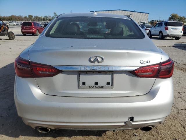 JN1EV7AP5KM541376 - 2019 INFINITI Q50 LUXE SILVER photo 6