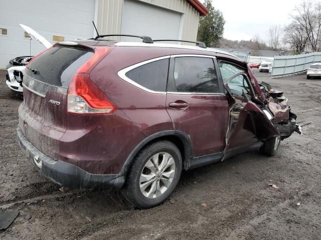 5J6RM4H72EL082382 - 2014 HONDA CR-V EXL RED photo 3