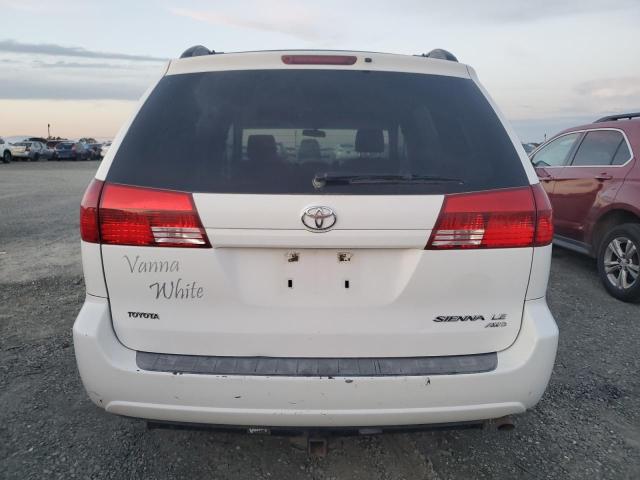 5TDBA23C25S038972 - 2005 TOYOTA SIENNA LE WHITE photo 6