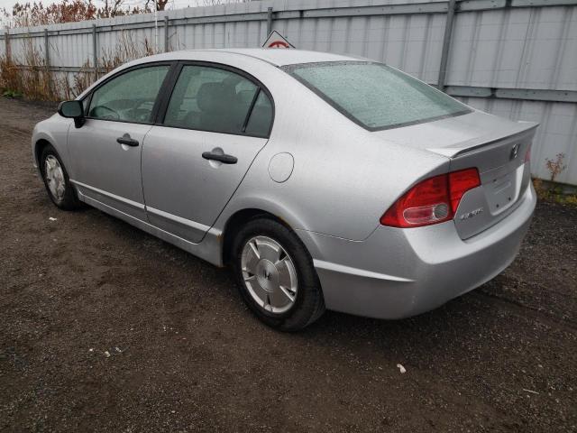 2HGFA16478H102573 - 2008 HONDA CIVIC DX-G SILVER photo 2