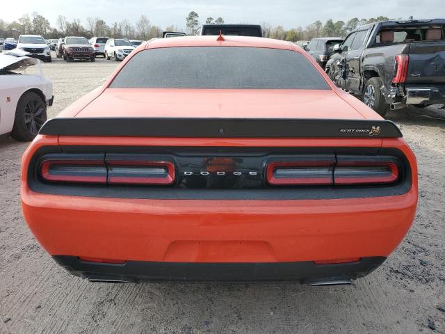 2C3CDZFJ2MH583778 - 2021 DODGE CHALLENGER R/T SCAT PACK ORANGE photo 6