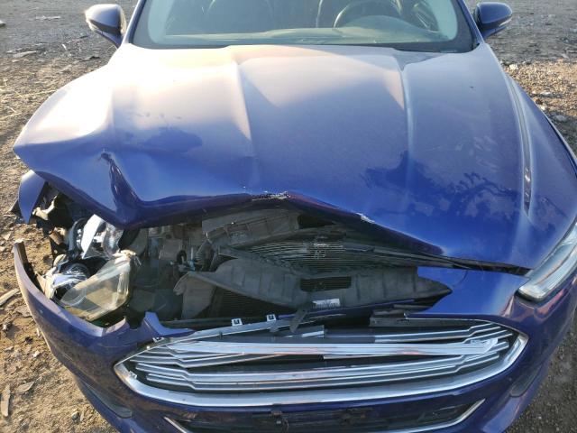 3FA6P0K90DR112620 - 2013 FORD FUSION TITANIUM BLUE photo 11