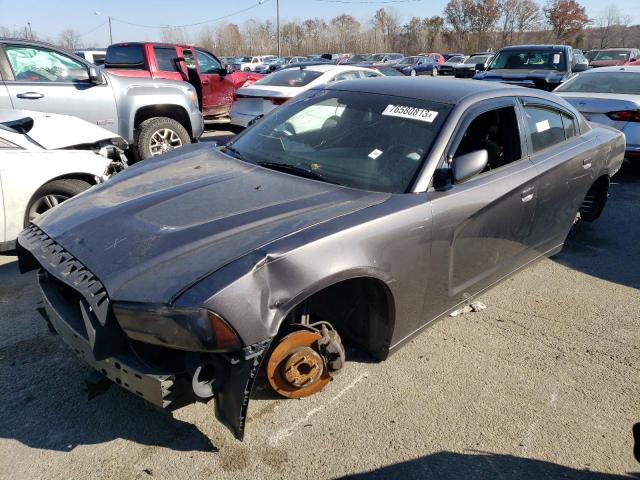2C3CDXBG5EH131078 - 2014 DODGE CHARGER SE GRAY photo 1