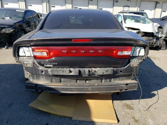 2C3CDXBG5EH131078 - 2014 DODGE CHARGER SE GRAY photo 6