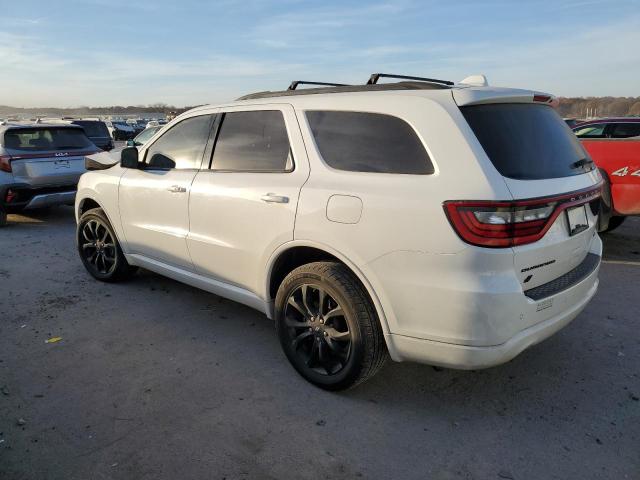 1C4RDJDG1LC142417 - 2020 DODGE DURANGO GT WHITE photo 2