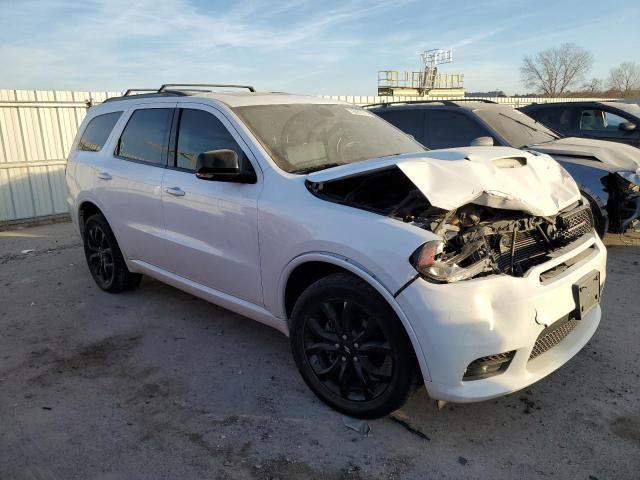 1C4RDJDG1LC142417 - 2020 DODGE DURANGO GT WHITE photo 4