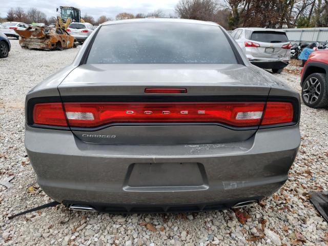 2C3CDXBG3CH297872 - 2012 DODGE CHARGER SE GRAY photo 6