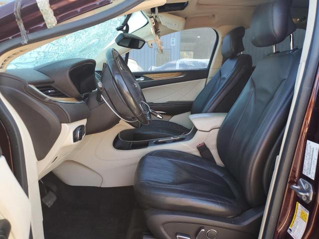 5LMCJ2D98GUJ21403 - 2016 LINCOLN MKC SELECT Burgund zdjęcie 7