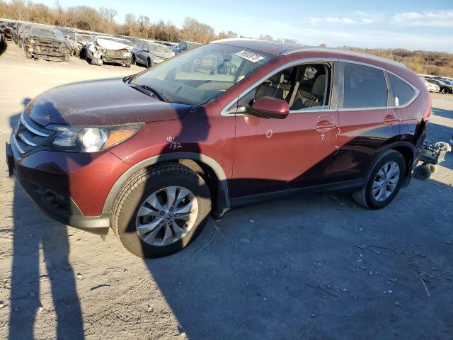 5J6RM4H74EL042255 - 2014 HONDA CR-V EXL MAROON photo 1