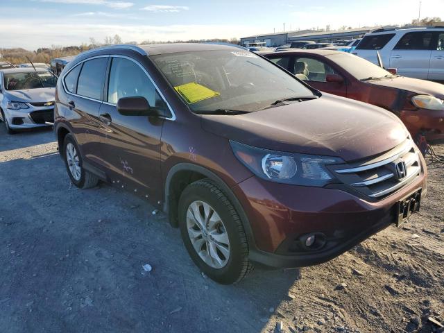 5J6RM4H74EL042255 - 2014 HONDA CR-V EXL MAROON photo 4