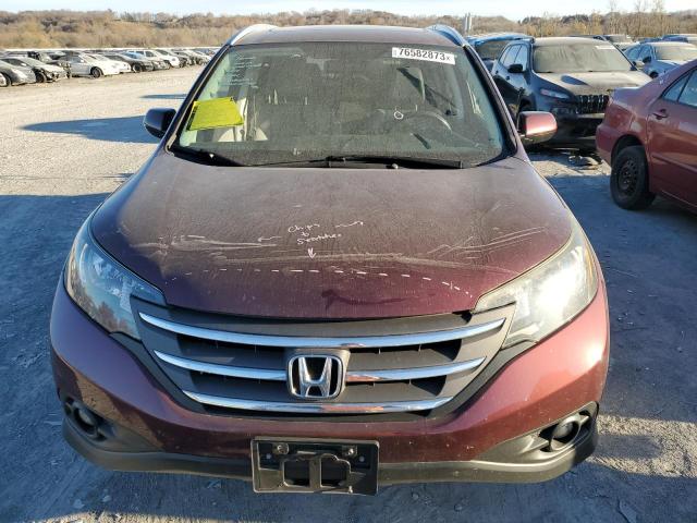 5J6RM4H74EL042255 - 2014 HONDA CR-V EXL MAROON photo 5