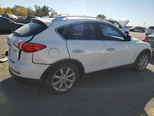 JNKAJ09F38M361699 - 2008 INFINITI EX35 BASE WHITE photo 3